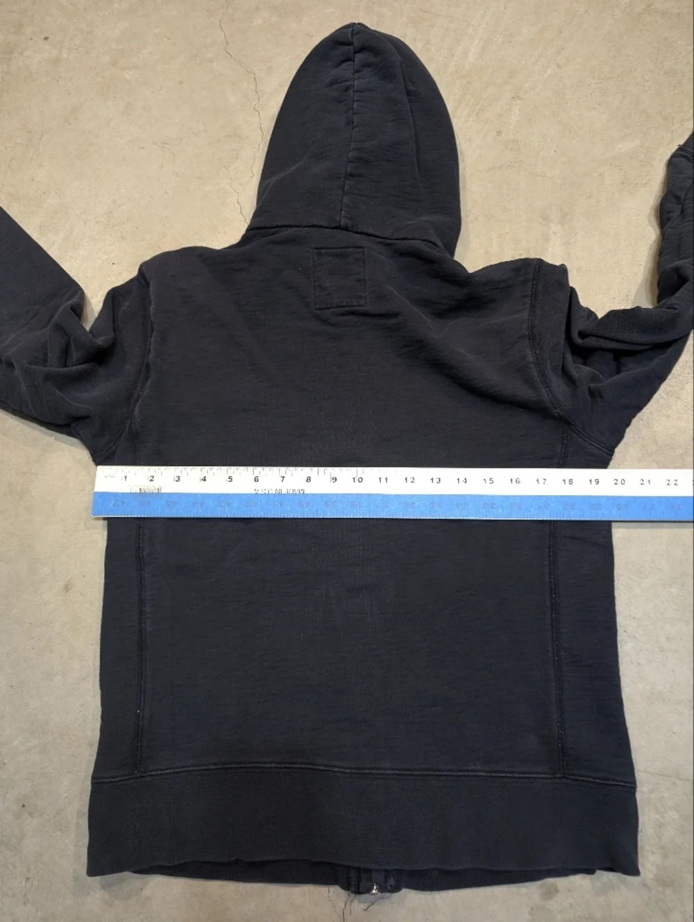 Y2K GAP Full Zip Hoodie Dark Navy Blue Made In UAE